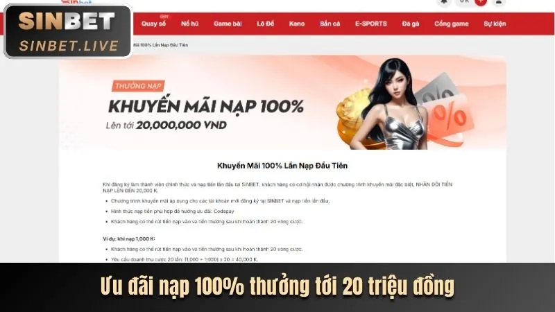 Thưởng Nạp Đầu Tiên Bắn Cá